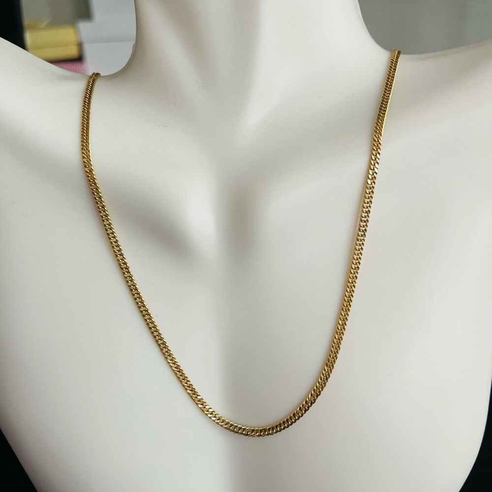 18K Yellow Gold Barbada Chain Only